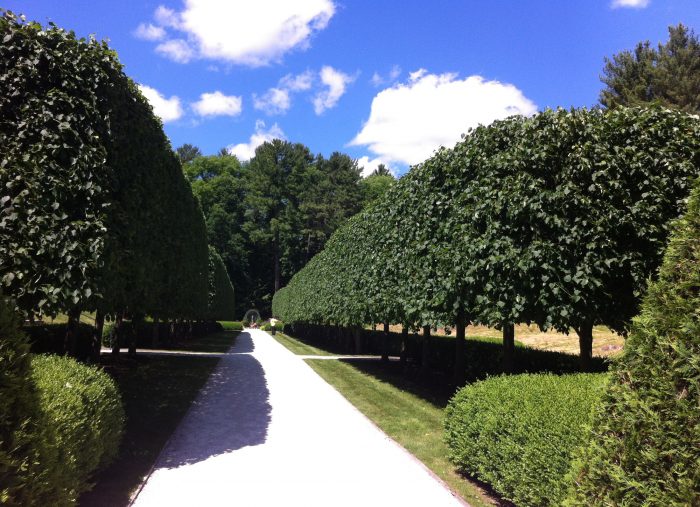 Mount garden walkway