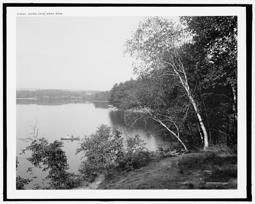 View of The Mount from Laurel Lake, circa 1910, Library of Congress