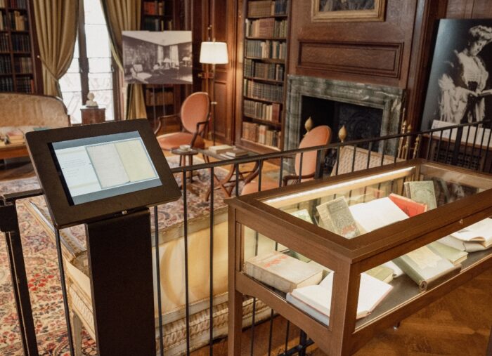 Photo of Edith Wharton's Library at The Mount
