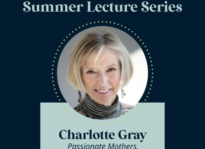 Monday lecture with Charlotte Gray